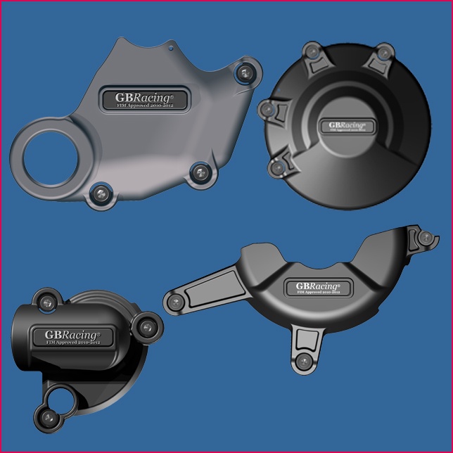 GB Racing Secondary Engine Cover Set for Ducati 848 Superbike '07-12 GB Racing Secondary Engine Cover Set for Ducati 848 Superbike '07-12